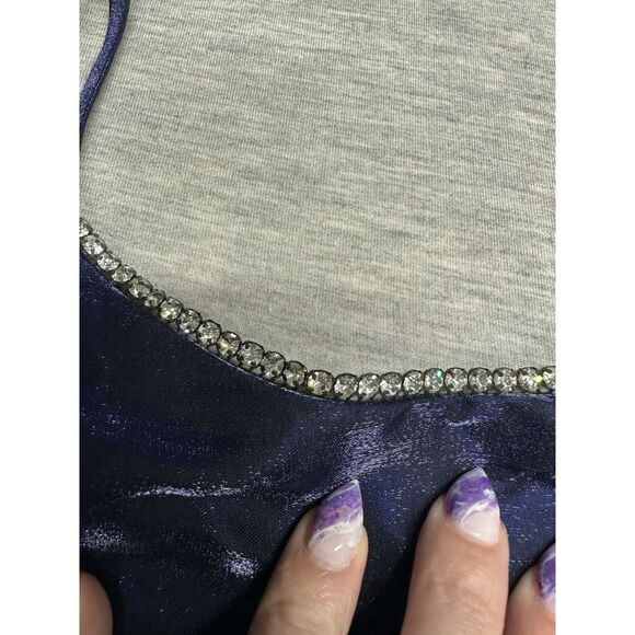 VTG Jessica McClintock Gown Women's 90s Gunne‎ Sax Purple Formal 9/10 - Picture 5 of 9